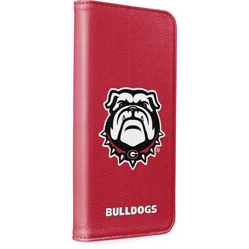University of Georgia Bulldogs Logo iPhone 15 Pro Folio Case